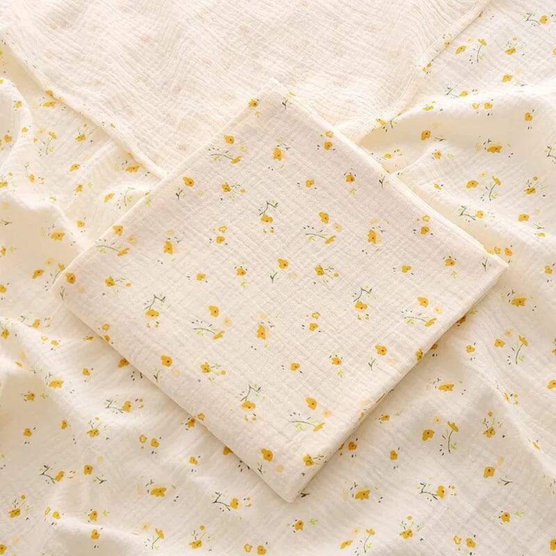 Ins Baby Blanket Muslin Swaddle 2 Layer Cotton Receive Blankets for Newborn Bath Towel Summer Bedding Baby Items Mother Kids